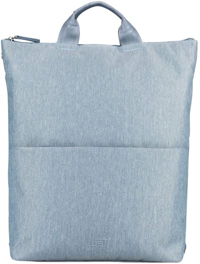 JOST schoudertas vrijetijdsrugzak Bergen Shoulderbag Misty Blue blauwgrijs
