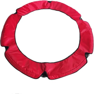 Trampoline Veerafdekking - Veiligheidsmat Randkussen - Trampoline Veiligheid - Waterdicht Oxford Materiaal - 140 cm Diameter - Rood