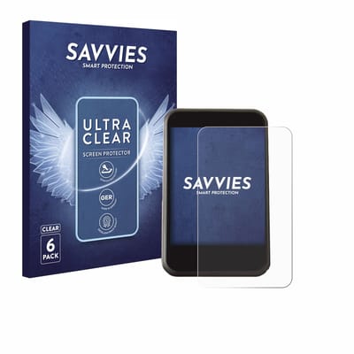 Savvies - Screenprotector voor Freesky YL81F - Folie Beschermfolie transparant 6 Stuks