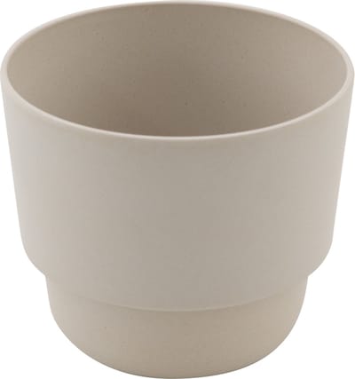 Point-Virgule kruidenpot uit bamboevezel naturel by Margriet Foolen Ø 13.7cm H 11.8cm