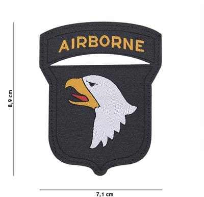 Embleem stof fijn geweven 101st. Airborne #7139