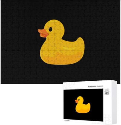 Houten Legpuzzel - Kunstwerk Puzzel - Ontspanning Thuis - Gladde Randen - 300 Stukjes - Geel