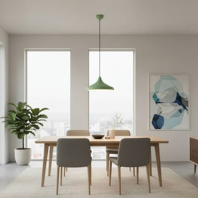 Opviq Hanglamp Eysan, mintgroen, metaal, Ø 35 cm, E27