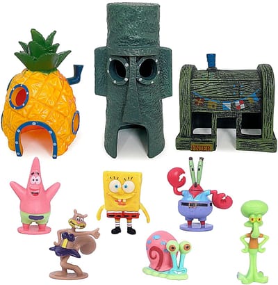 Aquariumdecoratie, vistank-ornamenten, landschap, ananas, huis, grot, voor onderwater, decoratie, kunststof, decoratief