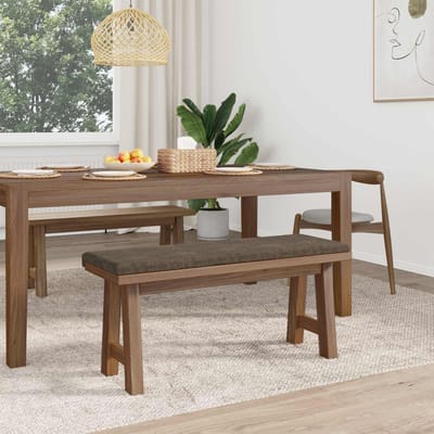 vidaXL - Bankkussen - Kunstsuède - stof - Donkergrijs - Diepte - 35 - cm