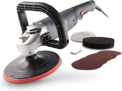 Powerplus elektrische haakse poliermachine POWE41030 - 1 200W - 180mm - power tool, auto-accessoire, met 3 acc.