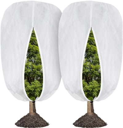 Unyqoos® Set van twee grote beschermhoezen voor planten tegen vorst en ongedierte