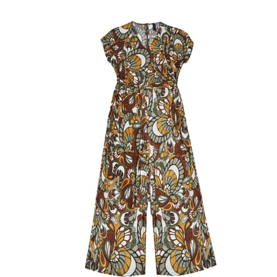 Jersey jumpsuit met riem dames Mat Fashion