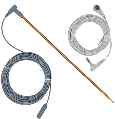 Aardingsstaaf Kit - Aarding Accessoires - Veilige Aansluiting - Draagbaar Ontwerp - 12 Meter Draad