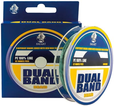 Maver Dual Band 275 M Gevlochten Vislijn Blauw 0.090 mm