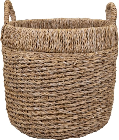 Ter Steege Plantenmand voor Binnen Zeegras Beige-Bruin D 16 cm H 14 cm