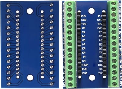Terminal Adapter Uitbreidingskaart 2 Stuks IO Shield Eenvoudige Extensie Module voor Nano V3.0 Arduino Bord - Ideaal voor Projecten en Prototyping