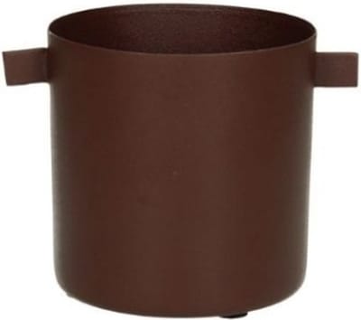 HD Collection Bloempot Rosa - Metaal - - 10 x 12 x 9 cm (BxHxD)