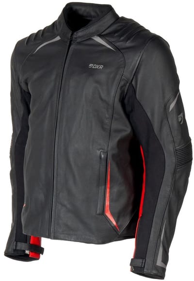 MOTOBLOUZ Motorjas ALONSO EVO Mannen|4-seizoenen|Zwart/Rood XXL CE-gekeurd