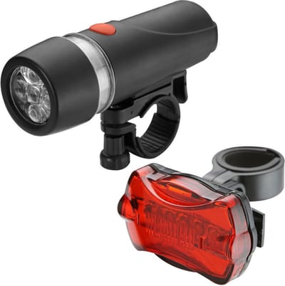 Fietsverlichting set voor/achterlicht - LED - rood/wit - Waterafstotend - Multifunctionele zaklamp - Fietslampen - Voorlicht en achterlicht