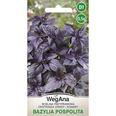Roodbladige Gewone Basilicum 0.5G Zaden Van Kruiden-Vegana