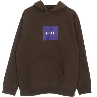 Essentials Box Logo Herenhoodie P/o Hoodie Bruin