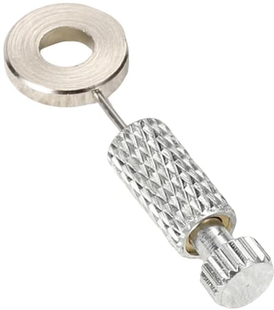 Leer Naaigereedschap - Positioneringspen - Hobby Projecten - Messing Materiaal - 0-6 mm - Zilver