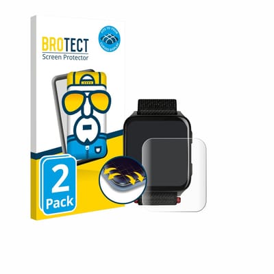 BROTECT - Screenprotector voor Garmin Venu X1 - Folie Beschermfolie transparant volledig dekking - 2 Stuks