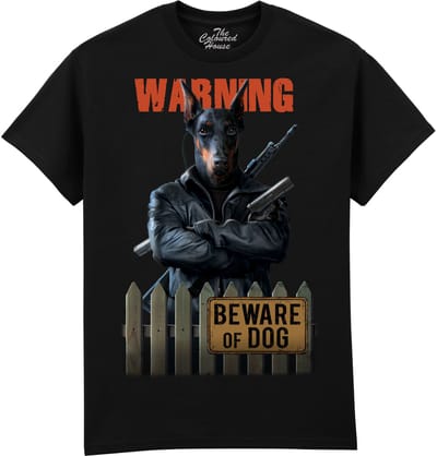 Beware Of Dog - Dobermann The Coloured House T-shirt M