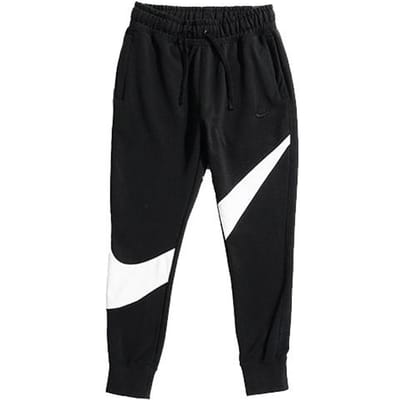 Nike Pantalon de survêtement coupe droite en tricot Big Swoosh pour homme Noir Blanc AR3087-010 XL black