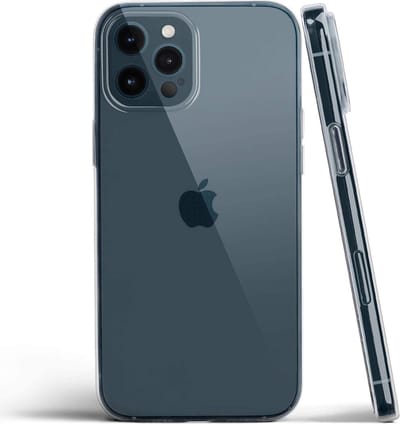 ShieldCase Ultra thin silicone case geschikt voor Apple iPhone 12 / 12 Pro - 6.1 inch - transparant - Lichtgewicht Beschermcase - Slank en Flexibel Hoesje - Duurzame Silicone Bescherming
