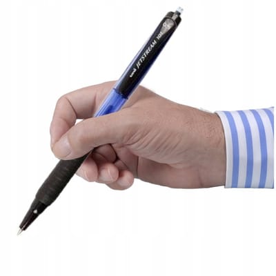 UNI Automatische Pen Blauw - Comfortabel en duurzaam Schrijven