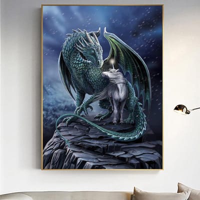 Volledige ronde boor 5D DIY Diamond schilderij 3D borduren kruissteek 5D Home Decor 20X30CM black