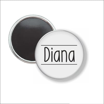Button Met Magneet 58 MM - Diana - NIET VOOR KLEDING