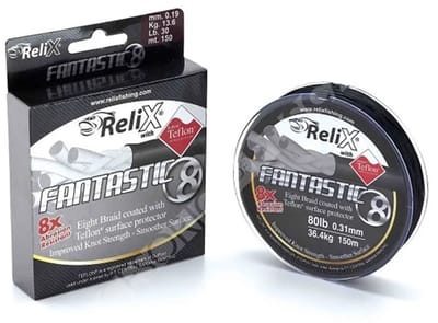 Relix Fantastic Eight Gevlochten Vislijn 150 M Groen 0.280 mm