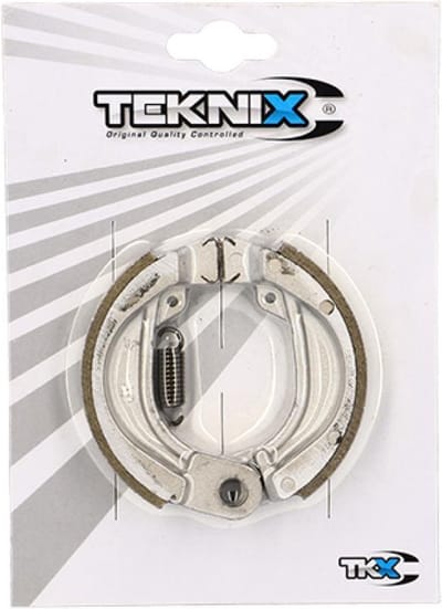 Mâchoire de frein Teknix pour mobylette Peugeot 50 103 FOX Ø104x22mm AV AR Neuf