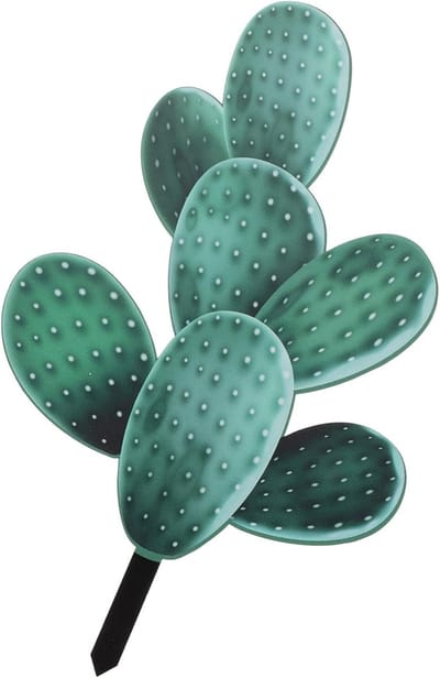 Cactus Tuin Decoratie - Tuinprikker Buiten - Tuin Aankleden - Weerbestendig Acryl - 25 x 15.46 cm - Kleurrijk