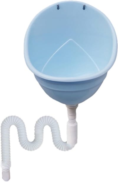 Draagbaar Urinoir - Herentoilet Slang - Efficiënte Afvoer - Waterloos Ontwerp - 31x24.5x34 cm - Wit