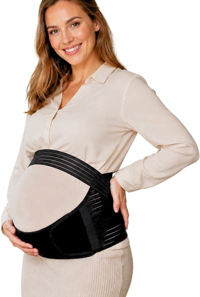 KANGKA Zwangerschapsband Maat M - Buikband Zwangerschap - Zwangerschapsgordel - Ondersteunend Bekkenband - Postpartum - Steunband - Zwangerschap cadeau