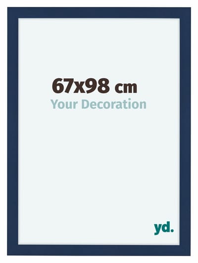 Your Decoration - Fotolijst 67x98 cm - MDF - Donkerblauw Geveegd - Como
