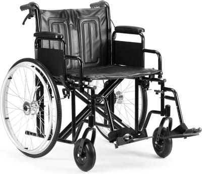 MultiMotion M1-XL rolstoel met trommelremmen - Extra brede zitting van 55 cm - XXL - Belastbaar tot 200 kg - Opvouwbaar