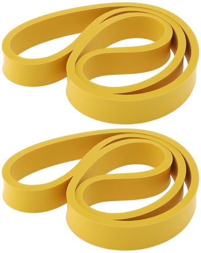 Dailygoods- Lintzaagbanden 2x - Rubber - Antislip - 12,55mm Breedte - 3,17mm Dikte - Voor 8 Inch Houtbewerking - Bandzaag