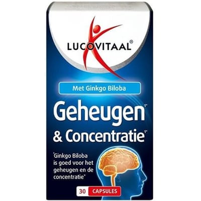 Lucovitaal Geheugen & Concentratie 30 capsules