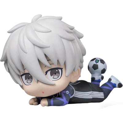 Op Voorraad 10cm Blue Lock Anime Model Look Up Isagi Yoichi/Nagi Seishiro Actiefiguur Bachira Meguru Verzameling Model Poppen Speelgoed gray