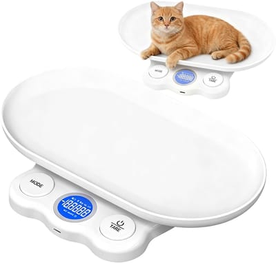 Dailygoods - Digitale Dierenweegschaal voor Kleine Dieren tot 15 kg