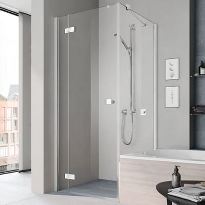 Kermi MENA partially framed, shortened side panel for swing door, 75 cm METVP07517VAK