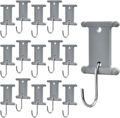 16 Stuks S-vormige Haakjes voor Caravan Luifel - Ideaal voor Camping, Buitenactiviteiten en Decoratie