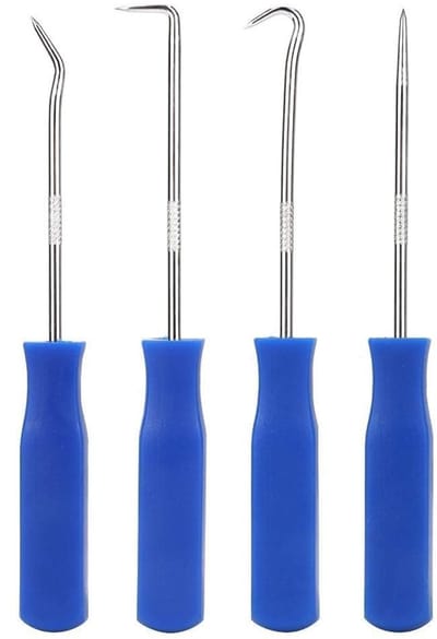Allecto - O-Ring Oil Seal Puller - 4-delige Set - Ergonomisch ontwerp - Duurzaam en sterk - Auto onderhoud - Handgereedschap - Professioneel