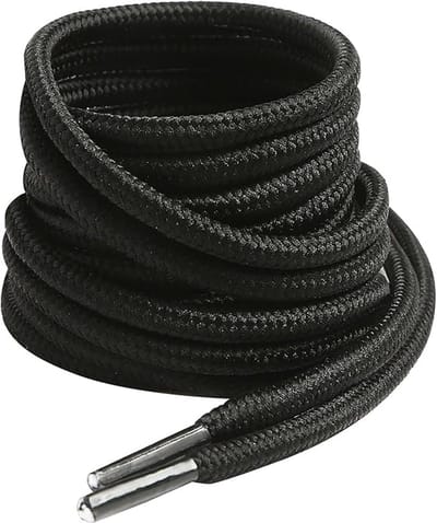 Famanu – Ronde schoenveters voor outdoor gebruik, 4 mm dikte, geschikt voor laarzen en wandelschoenen