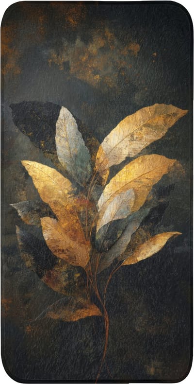 WC mat 60x120 cm - Antislip - Gouden Bladcompositie – Botanische Luxe - Toiletmat - Vloermat - Douchemat - Toilet tapijt - Toiletmatten