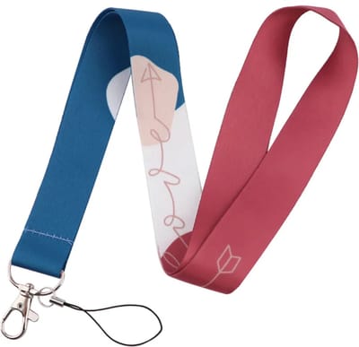 Travel Cords - Keycord Love - stevig lanyard - sleutelhanger - sleutelkoord - met telefoonkoord - sleutels