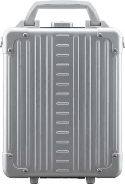 Aleon Aluminium Verticale aktetas 24 cm laptop compartiment - 35cm (14 duim) - platinum