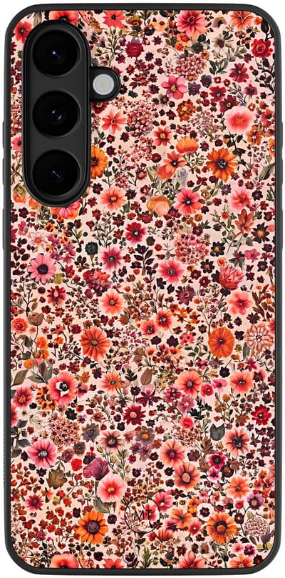 Hoesje geschikt voor Samsung Galaxy S25 FE - Vintage floral - TPU Hard Case Backcover - Multi - Mooie Telefoonhoesjes