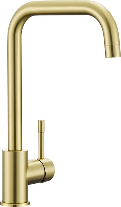CECIPA max Keukenkraan Goud - Goud Kraan - Goud Keukenkraan - Mengkraan Keuken - L-vormig - Kraan Keuken