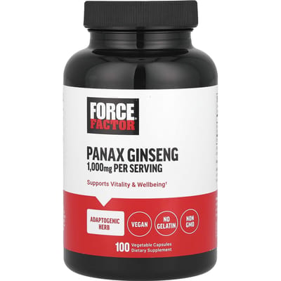 Ginseng, 1.000 mg, 100 Vegetarische Capsules (500 mg per capsule)